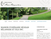 Tablet Screenshot of belangerfils.com